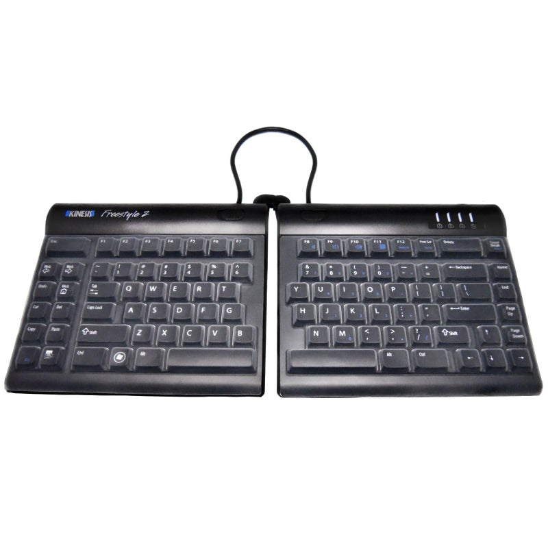 ECS Clear Silicone Keyboard Cover Compatible with Kinesis Freestyle2 - Skin Protector for Split Keyboard - Anti-Dust, Waterproof, Easy to Clean for Kinesis Freestyle2 Ergonomic Keyboards - Image 2